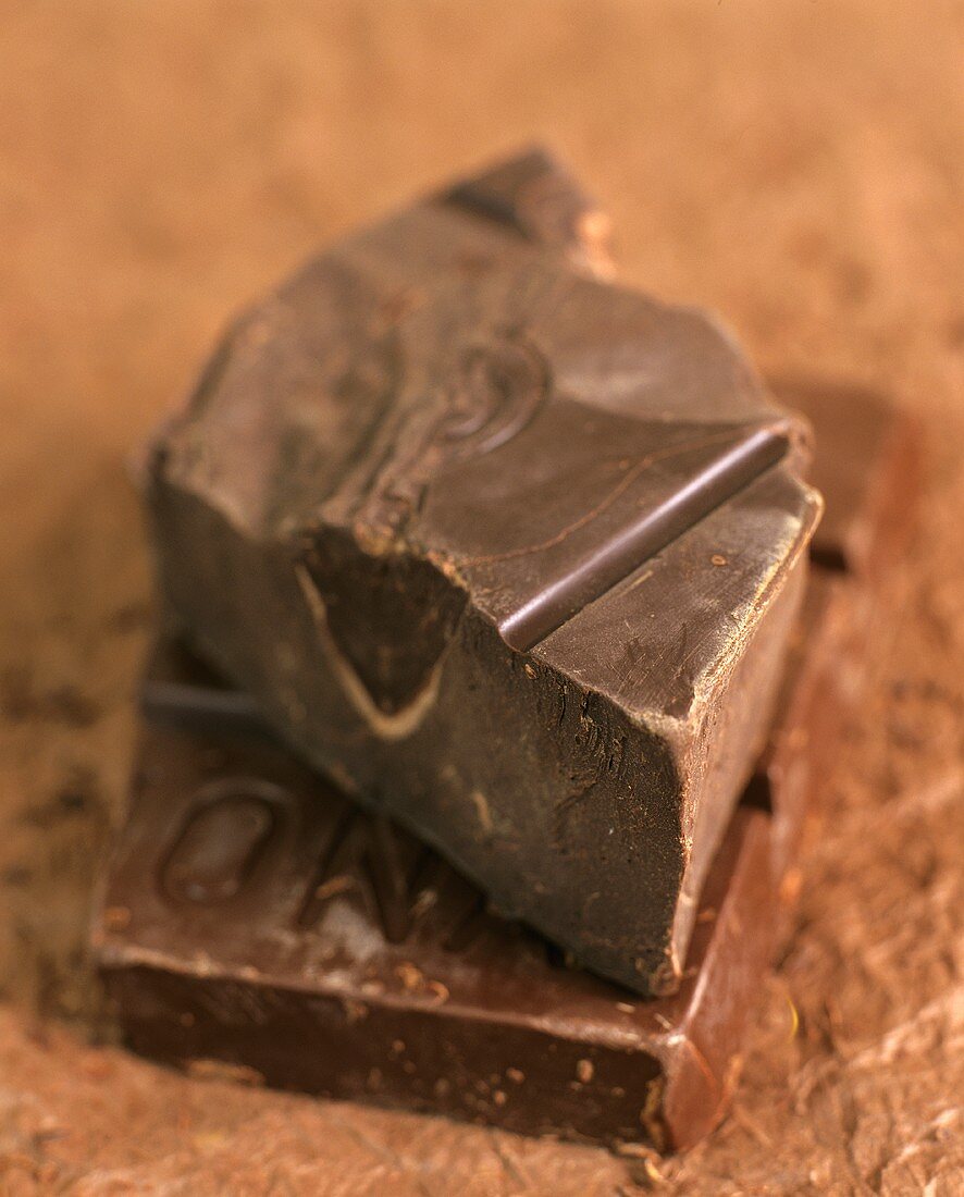 Pieces of chocolate