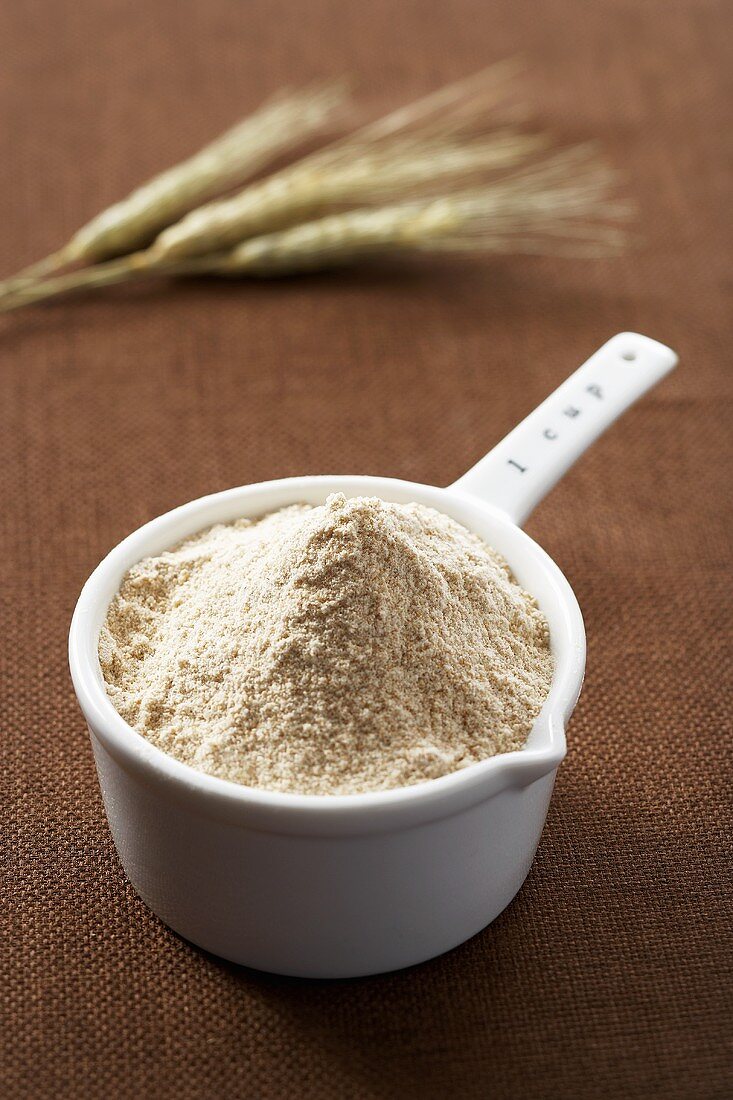 Wheat Flour in a Measuring Cup, Wheat