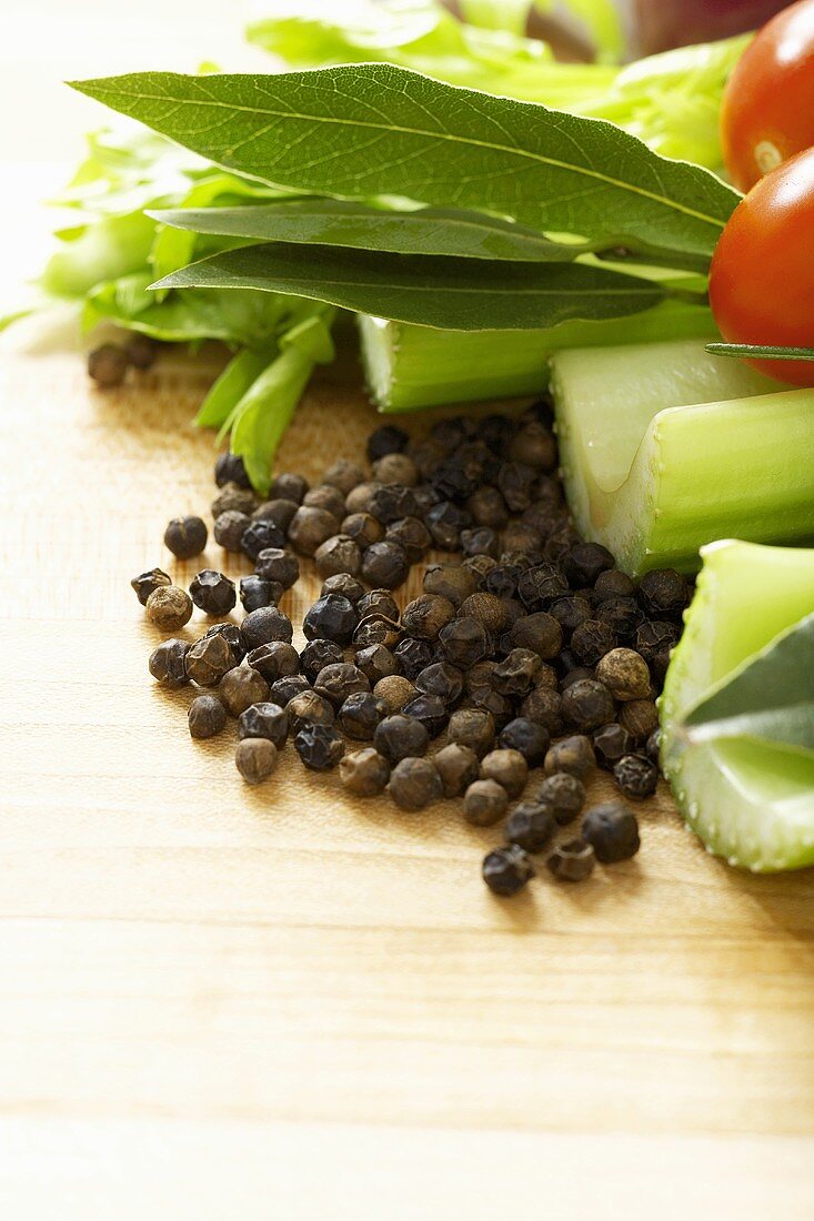 Peppercorns with Vegetables