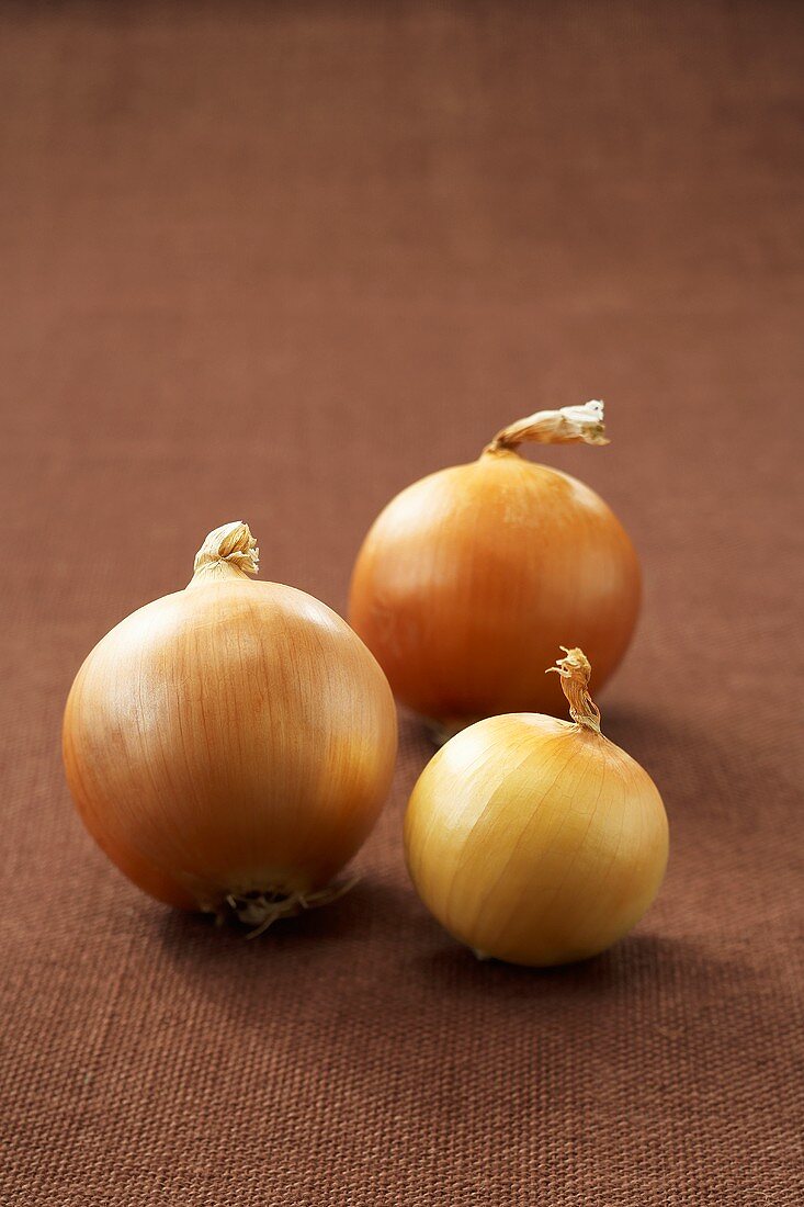 Three Yellow Onions