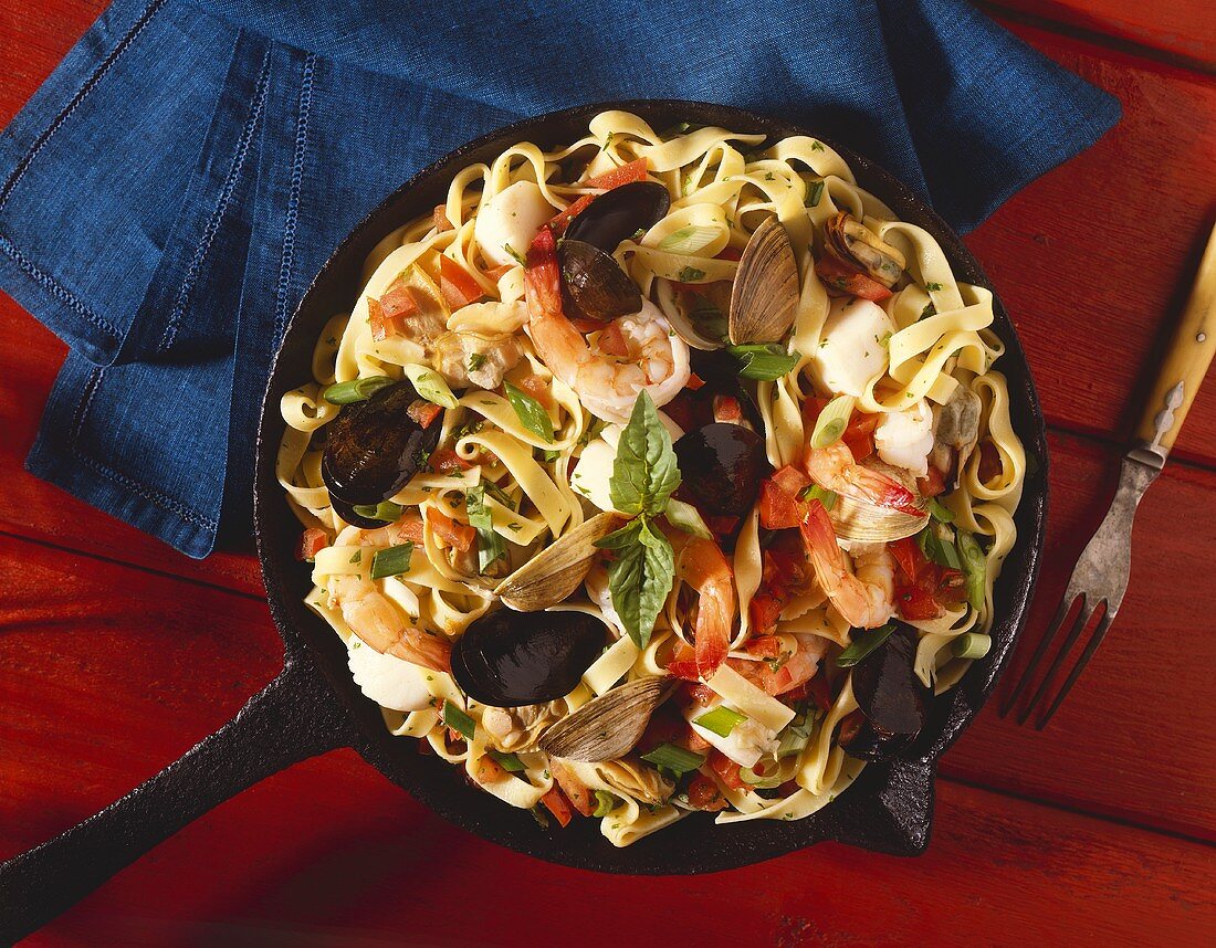 Seafood Fettuchini