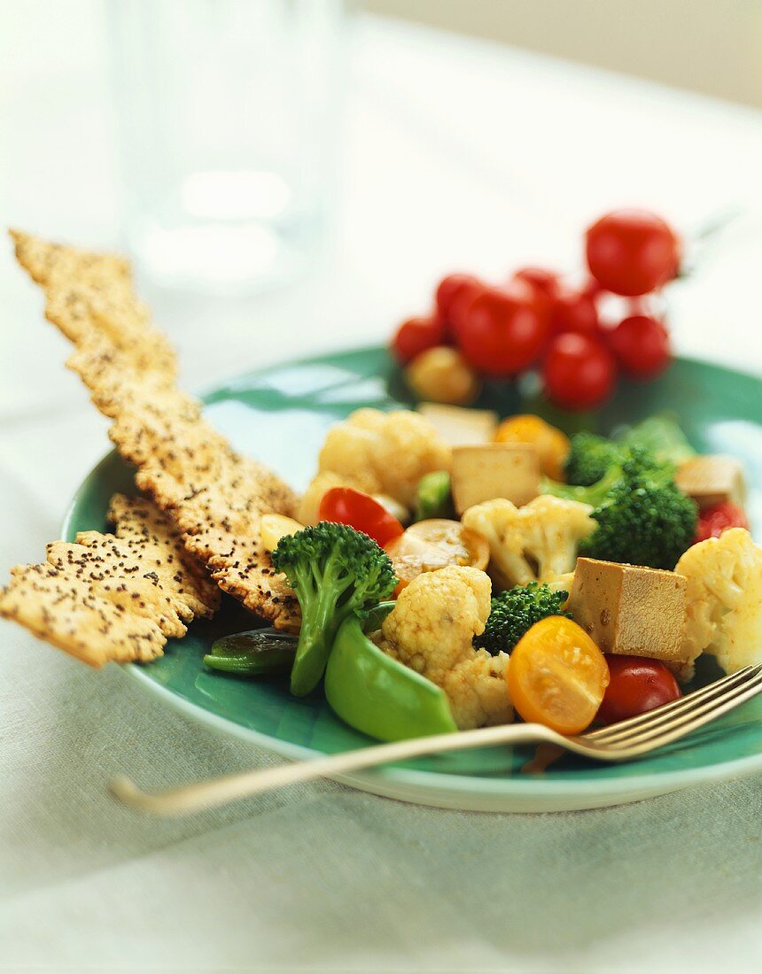 Vegetable Tofu Salad