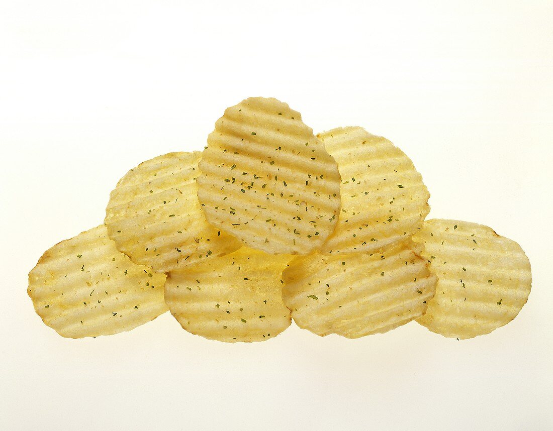 Einige Kartoffelchips