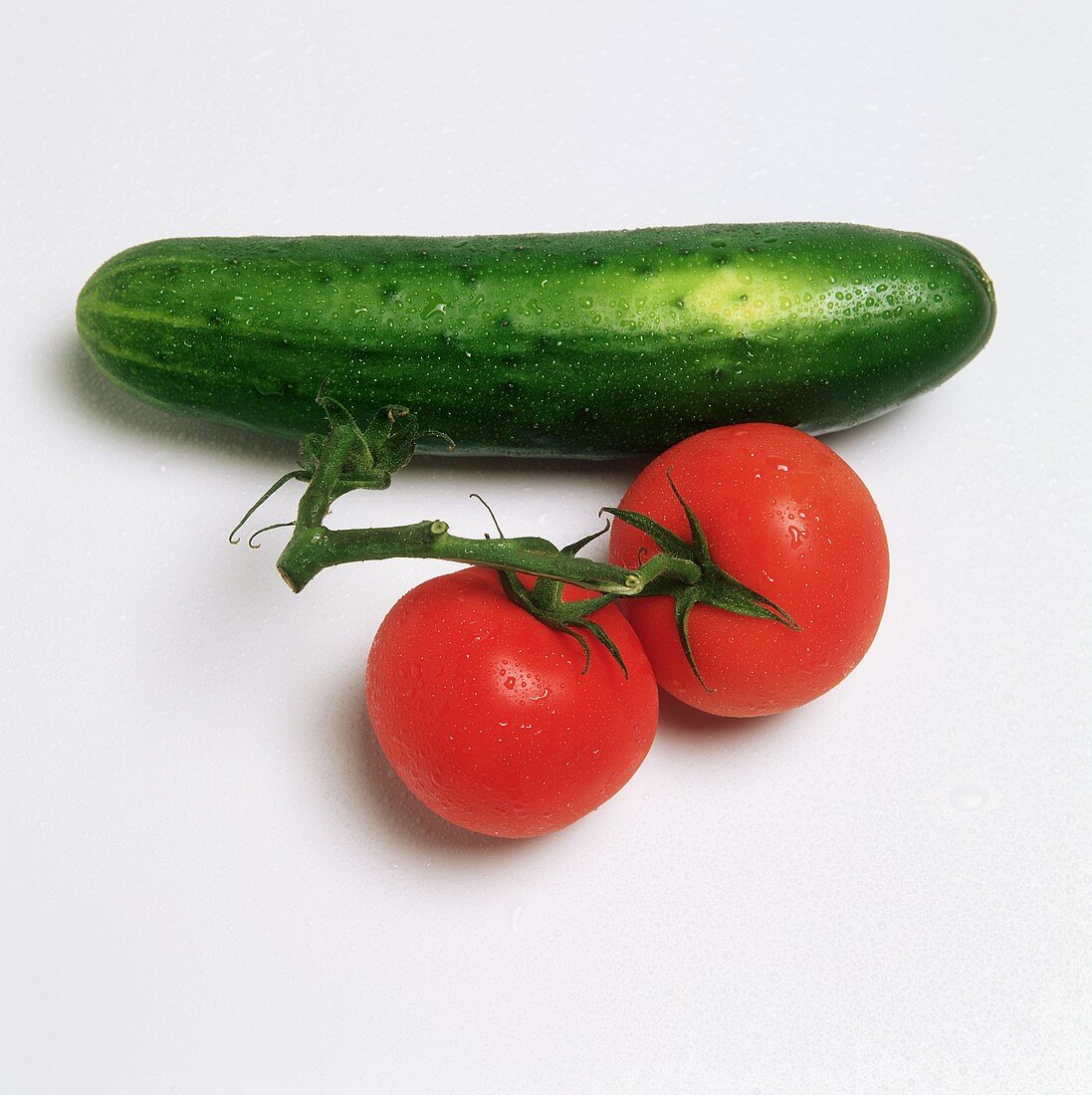 Two Tomatoes with Cucumber