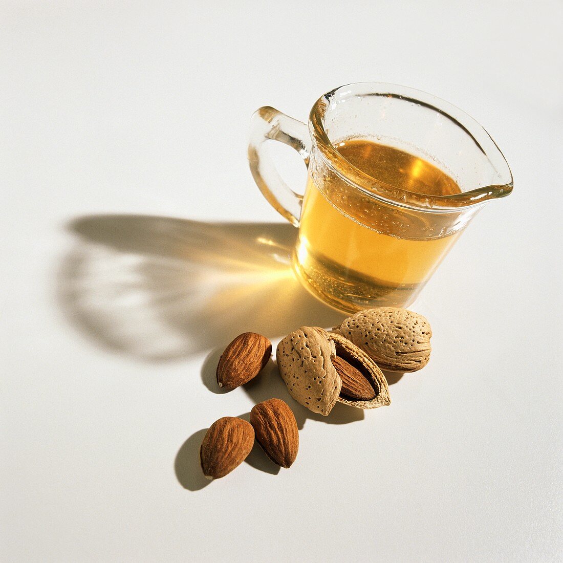 Cup of Honey with Almonds