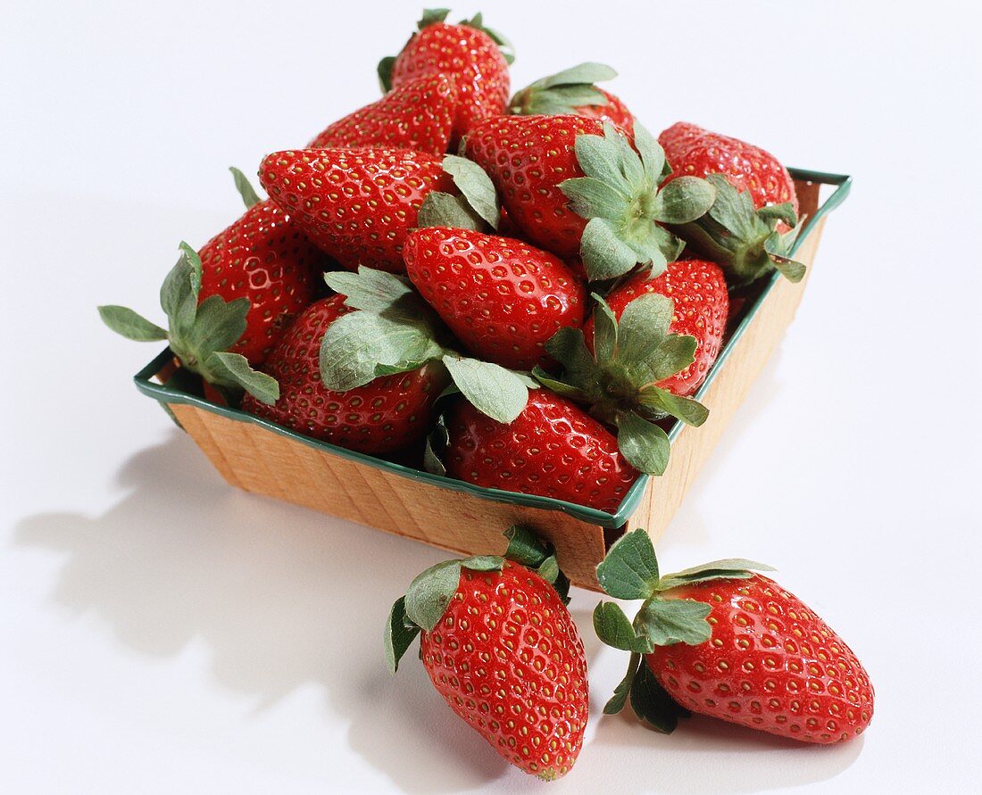 Erdbeeren in einem Schälchen