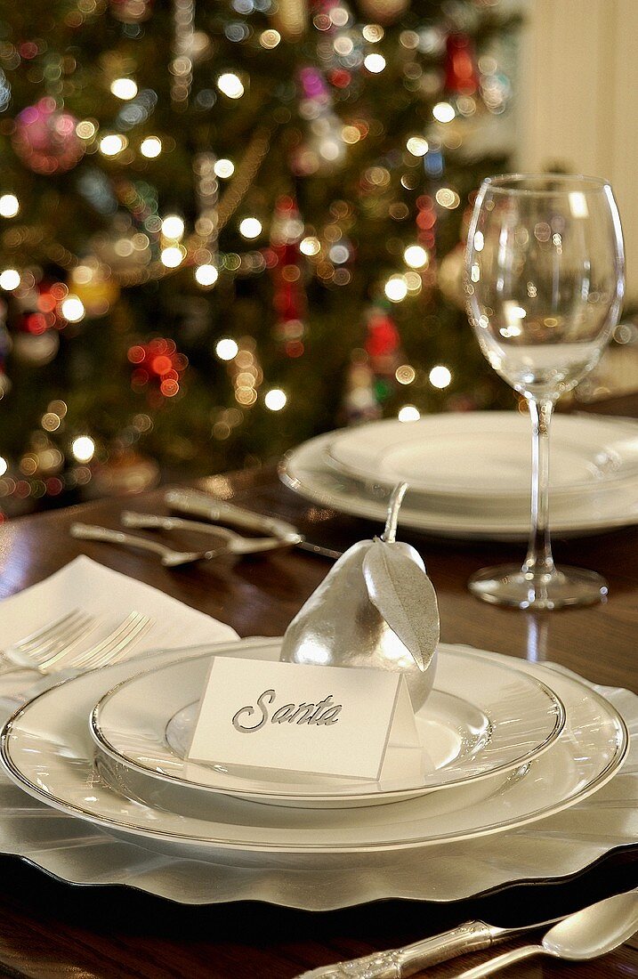 Christmas Place Setting