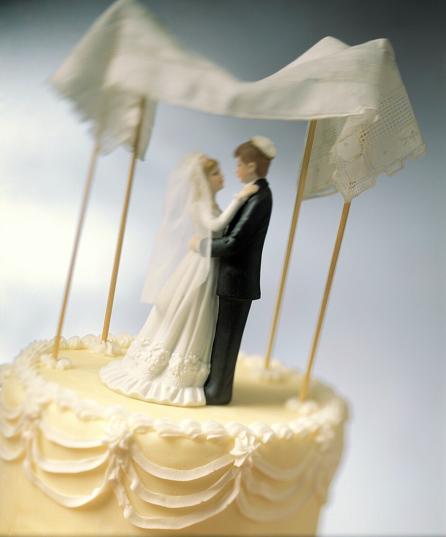 Top of a Jewish Wedding Cake