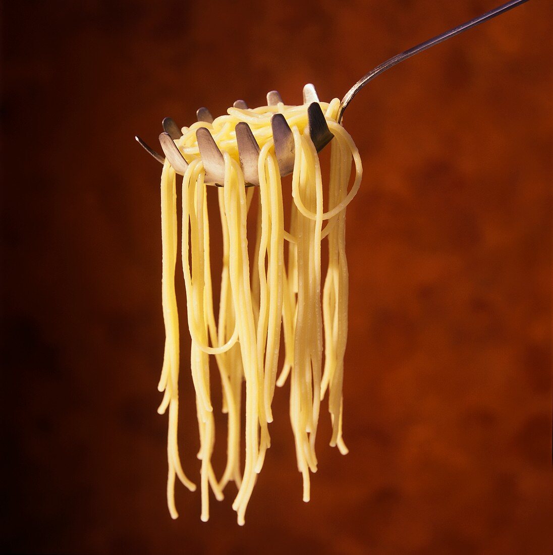 Spaghetti auf Spaghettilöffel