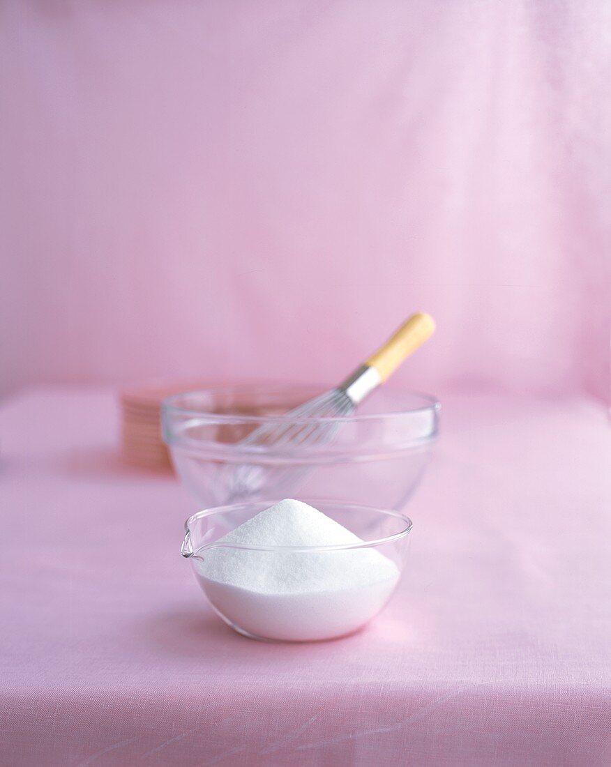 Glass Bowl of Sugar