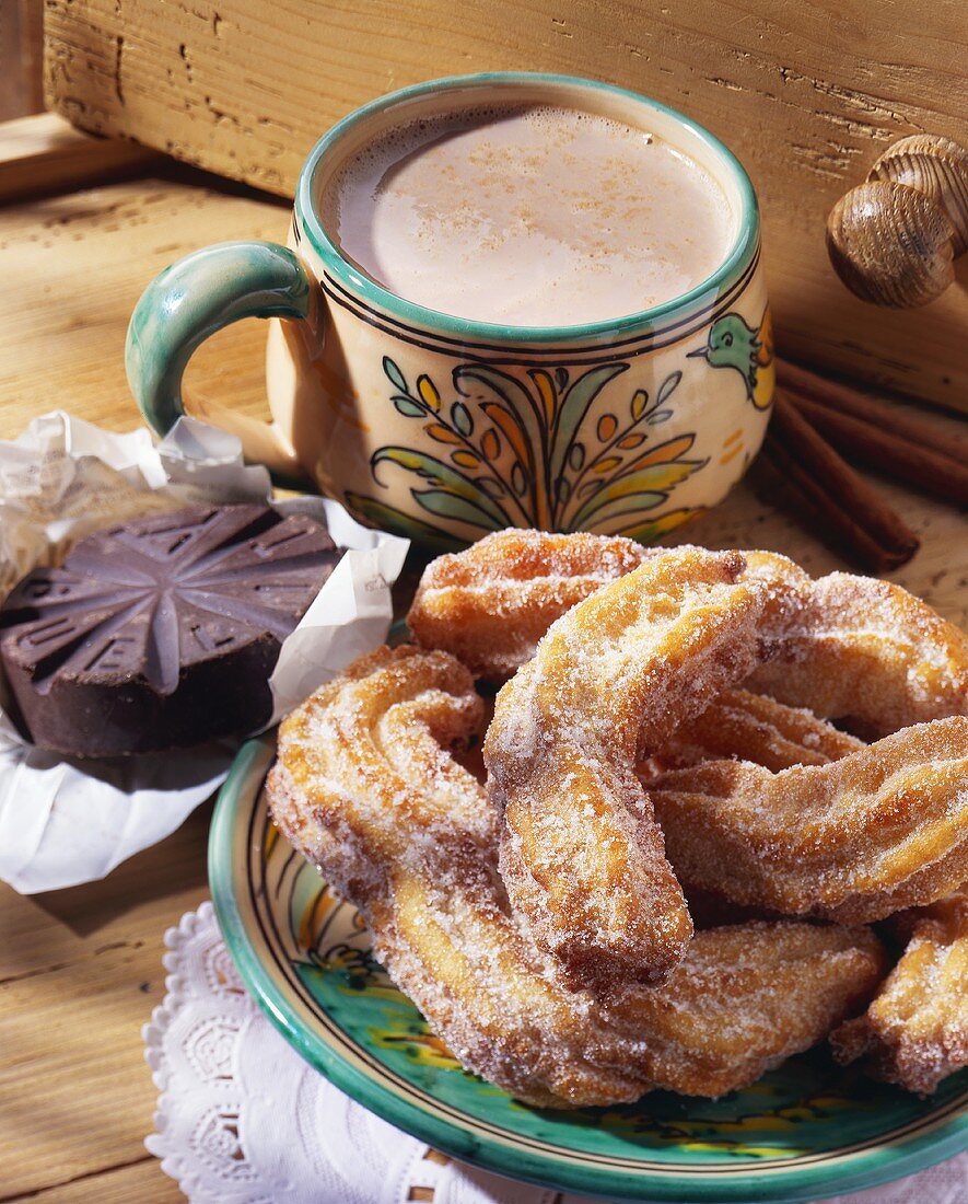 Plate of Mexican Churros