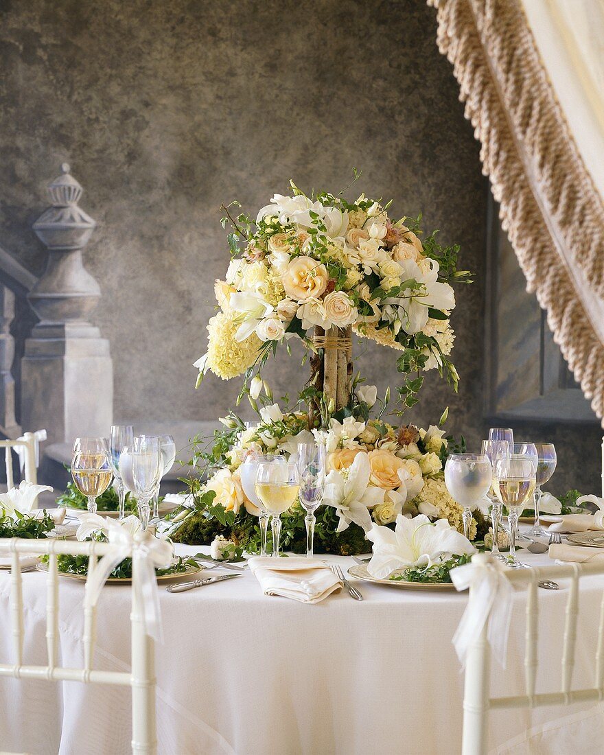 Bridal Table Setting