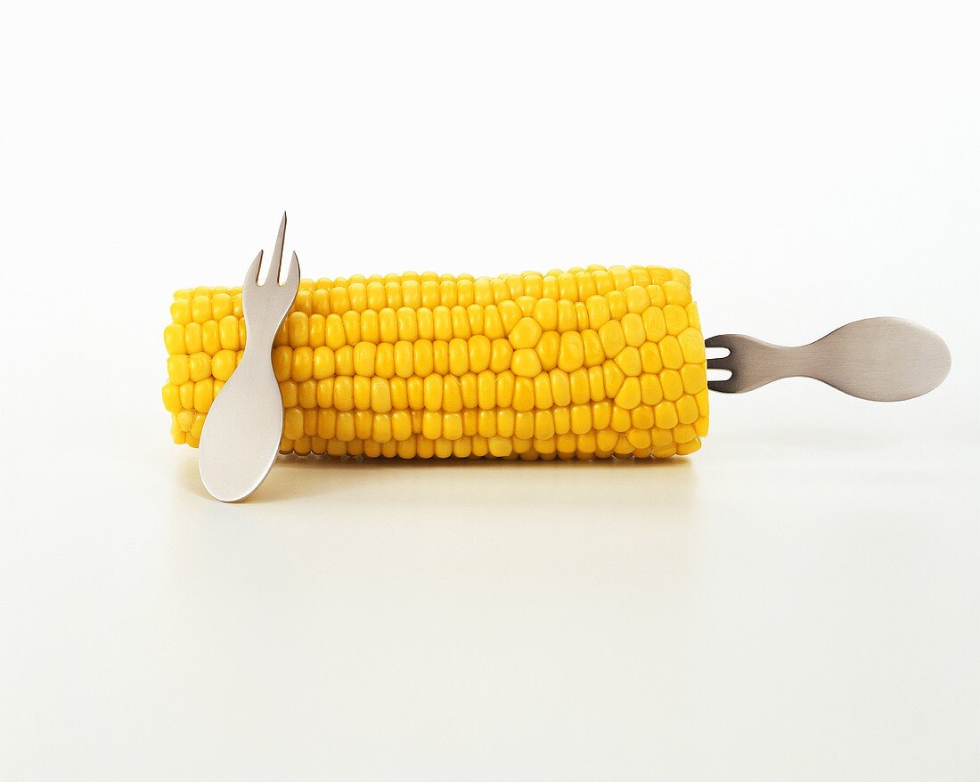 Corn on the Cob with Holders