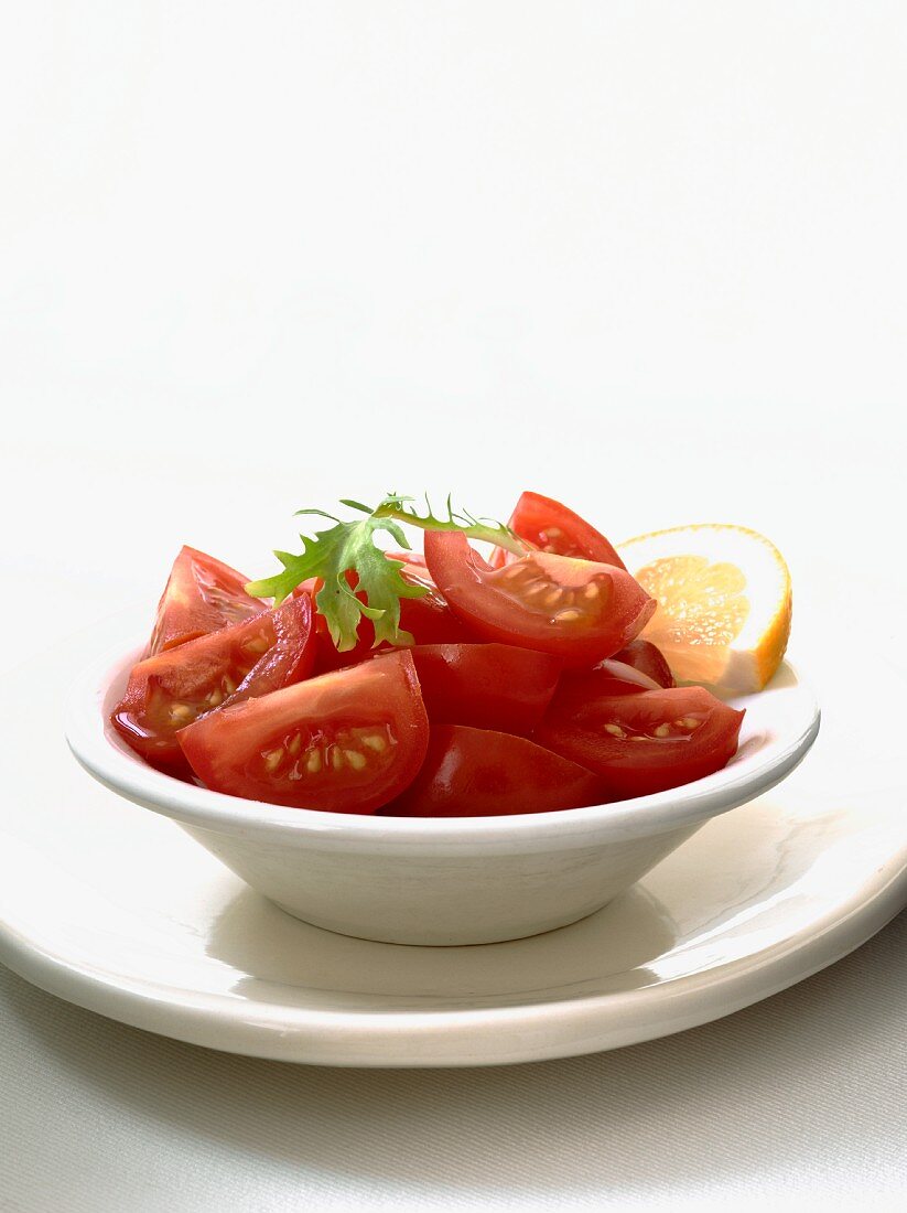 Bowl of Tomato Wedges