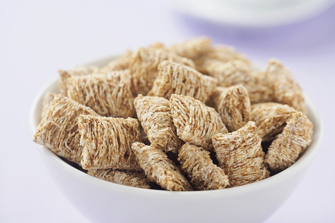 Bowl of Shredded Wheat Cereal