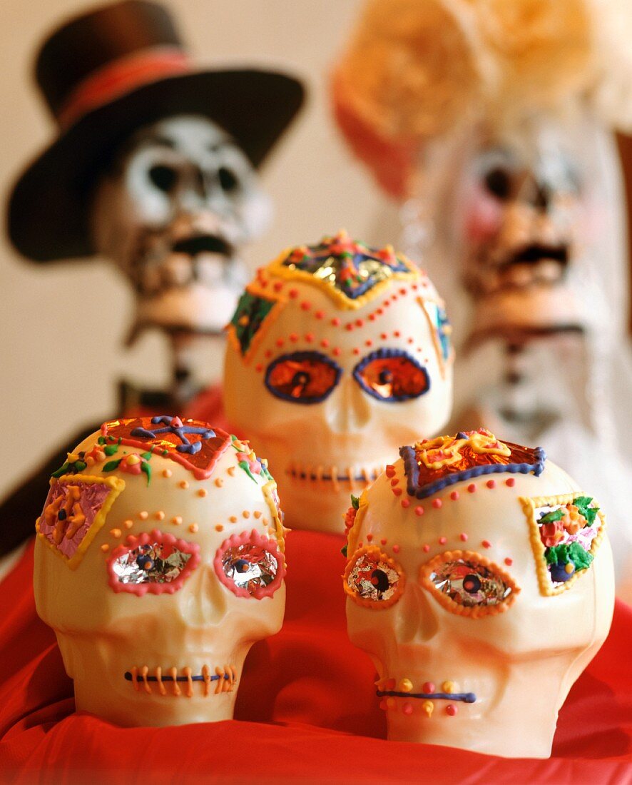 Mexican Sugar Day of the Dead Skulls