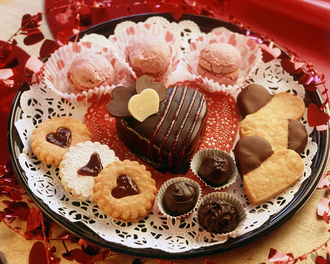 Tray of Valentine's Day Sweets