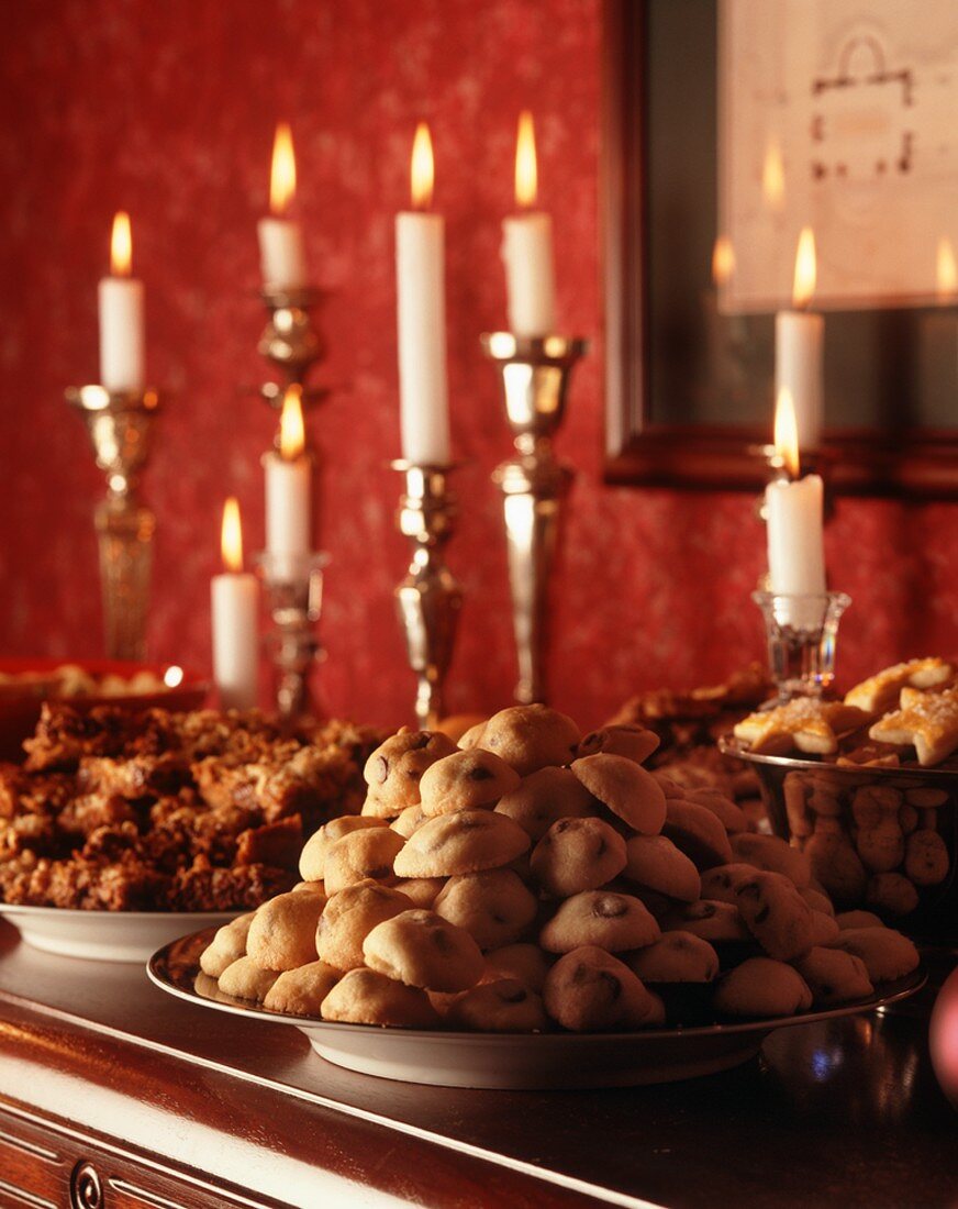 Cookie Buffet with Candles