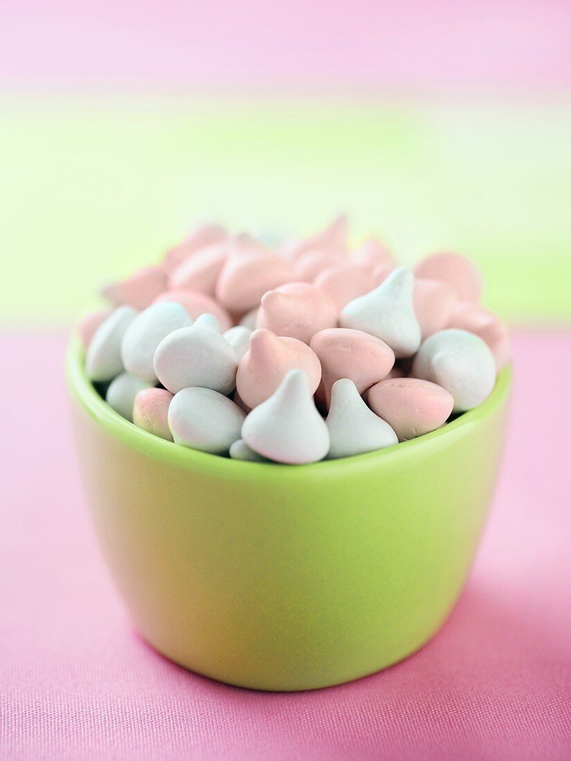 Candy Covered Chocolates in a Bowl