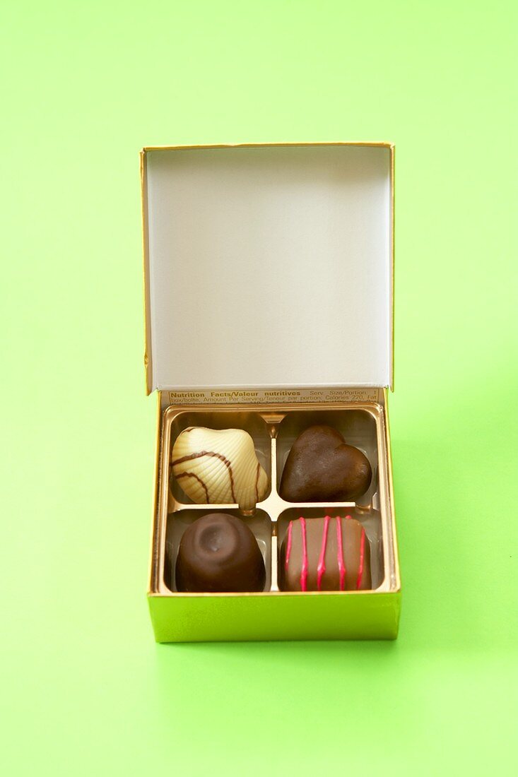 Box of Four Assorted Chocolates