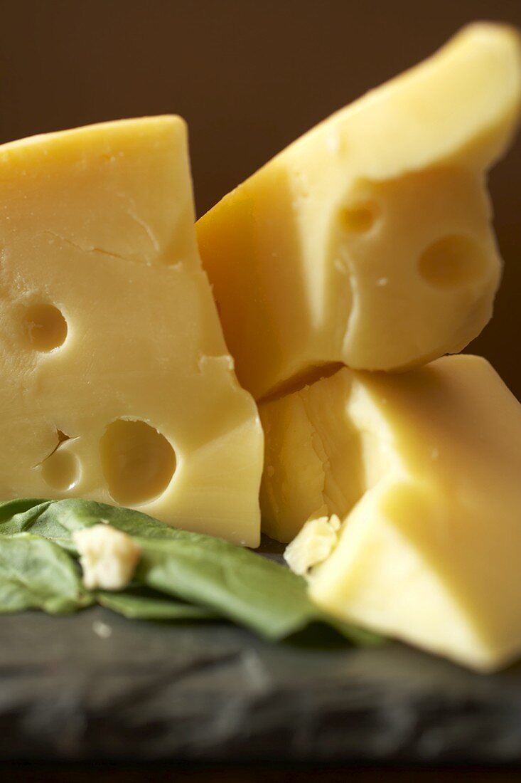 Wedges of Swiss Cheese