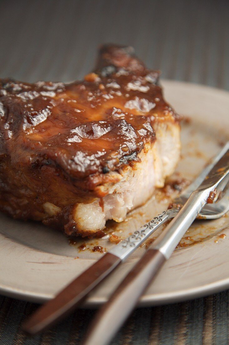Tamarind Glazed Pork Chop
