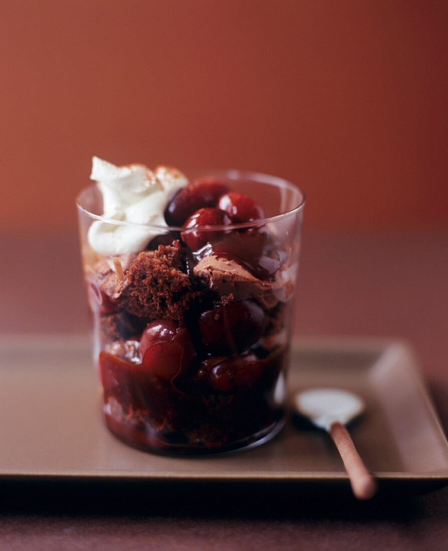 Cherry trifle