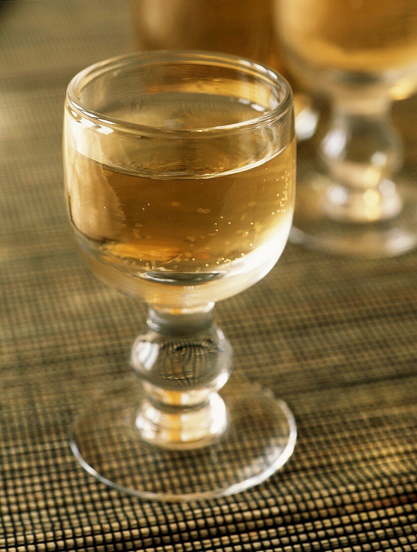 Glass of white wine