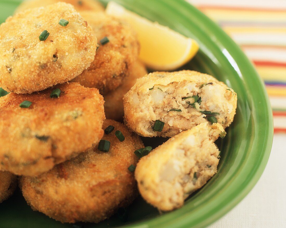 Salmon Cod Cakes