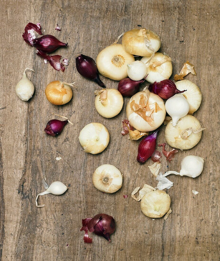 Assorted Types of Onions