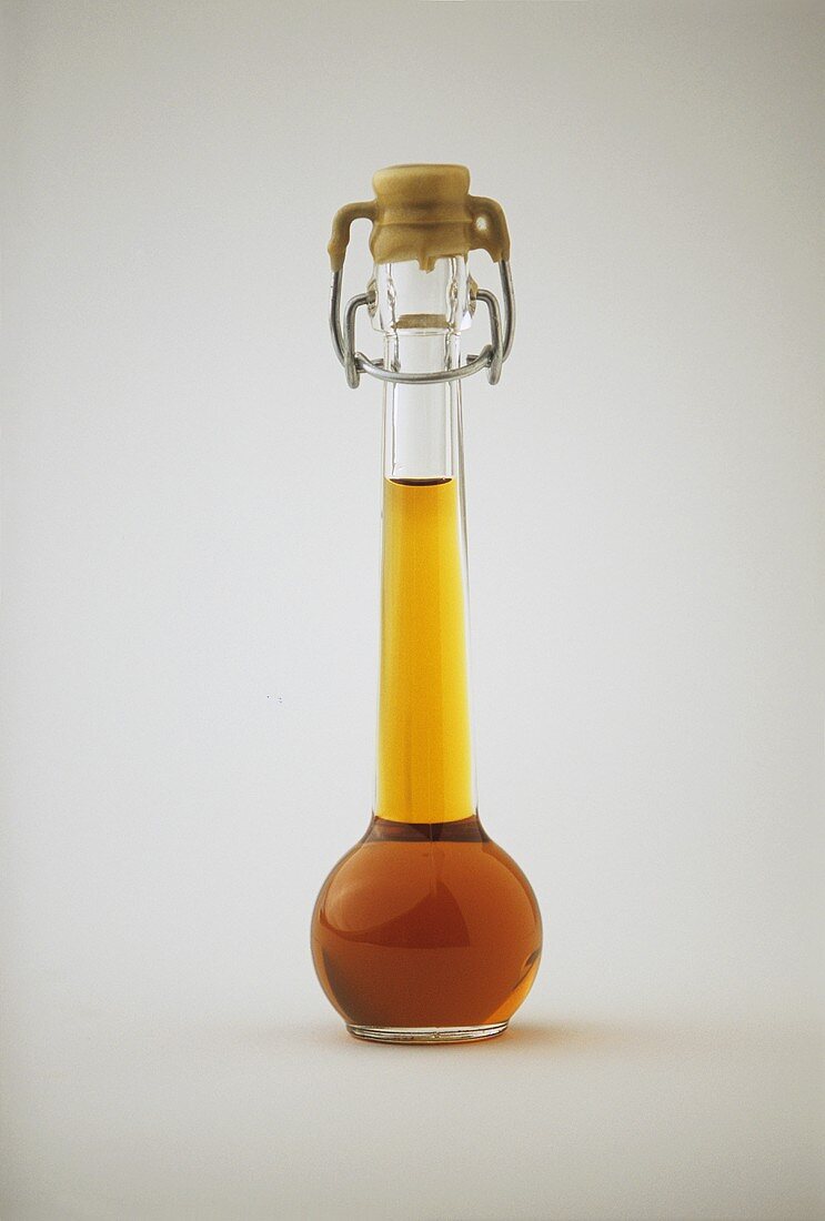 Maple syrup in bottle