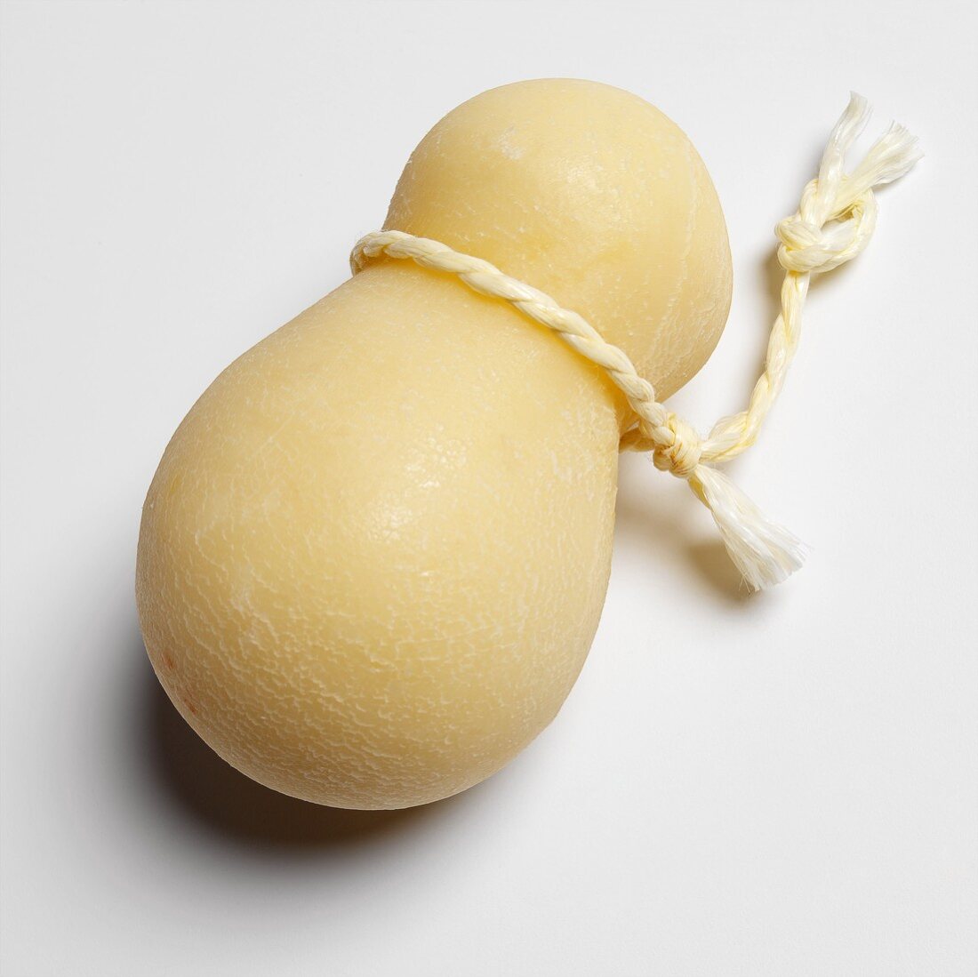 Provolone on white background