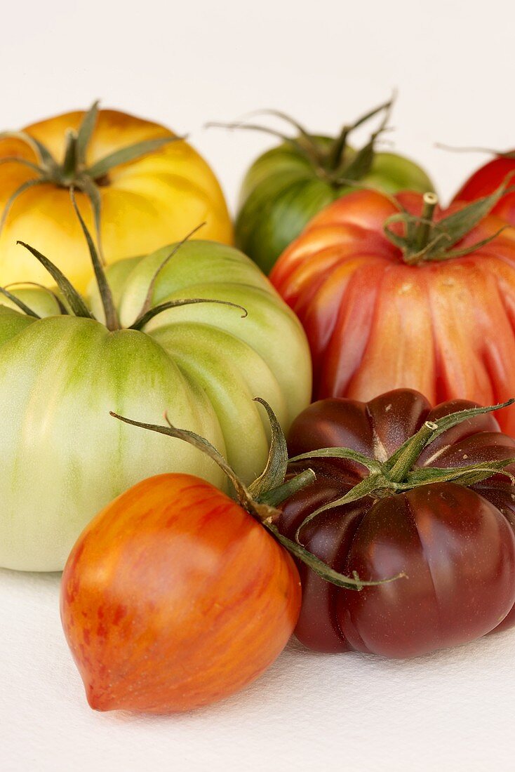 Colorful Assorted Heirloom Tomatoes