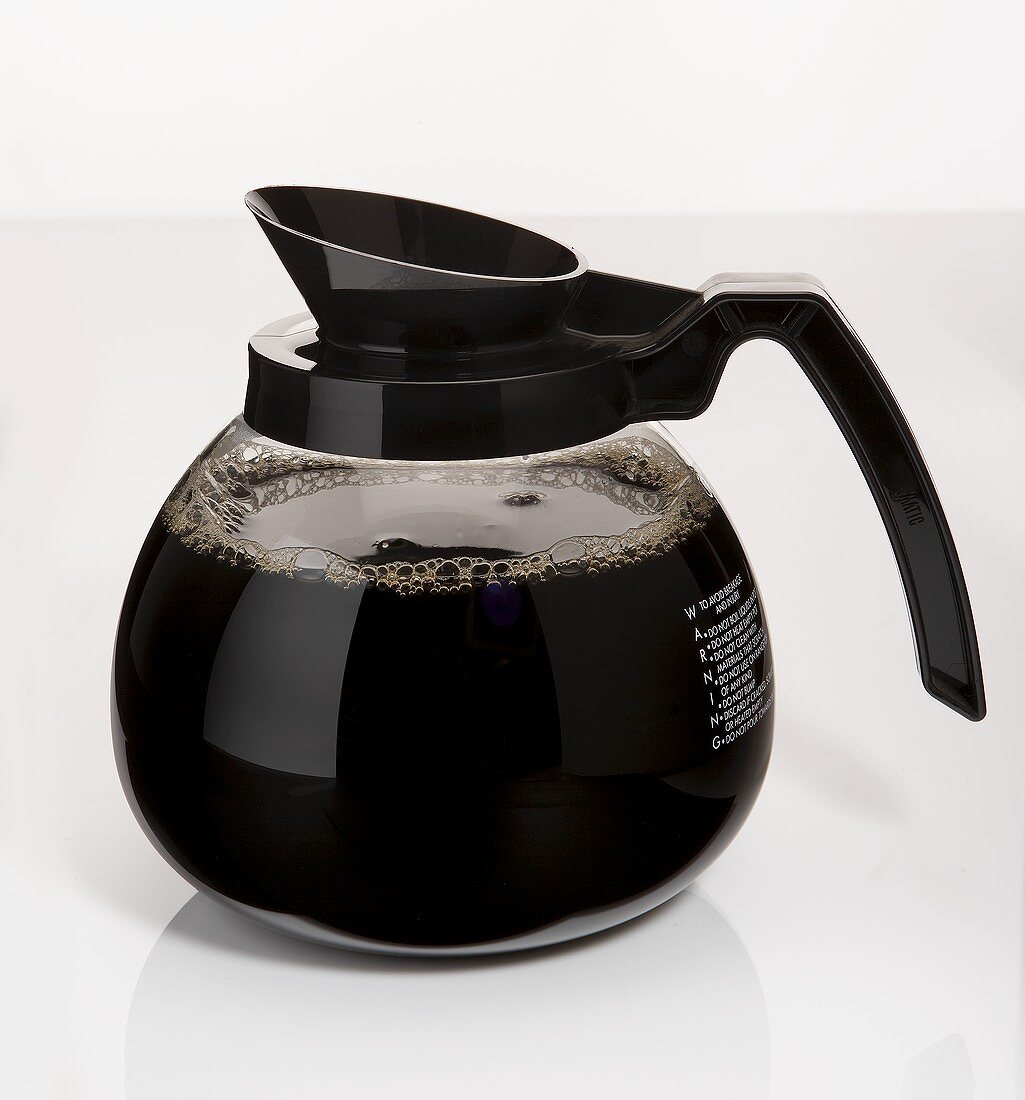 A Pot of Coffee in a Glass Carafe