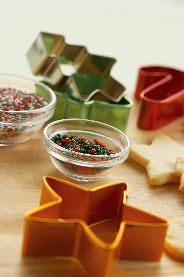 Cookie Cutters and Cookie Sprinkles