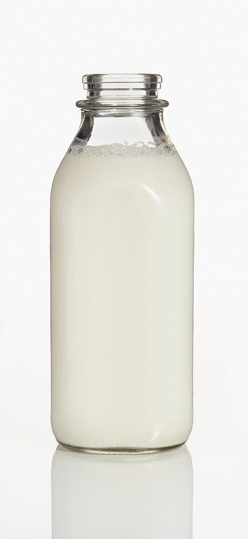 A Glass Bottle of Milk