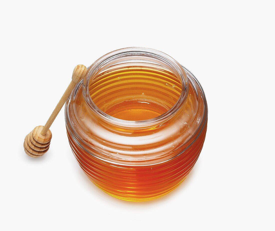 A Jar of Honey with a Server