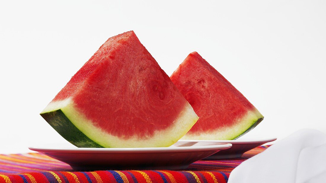 Two Watermelon Wedges