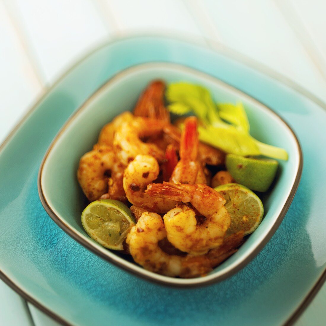 Spicy Shrimp with Limes