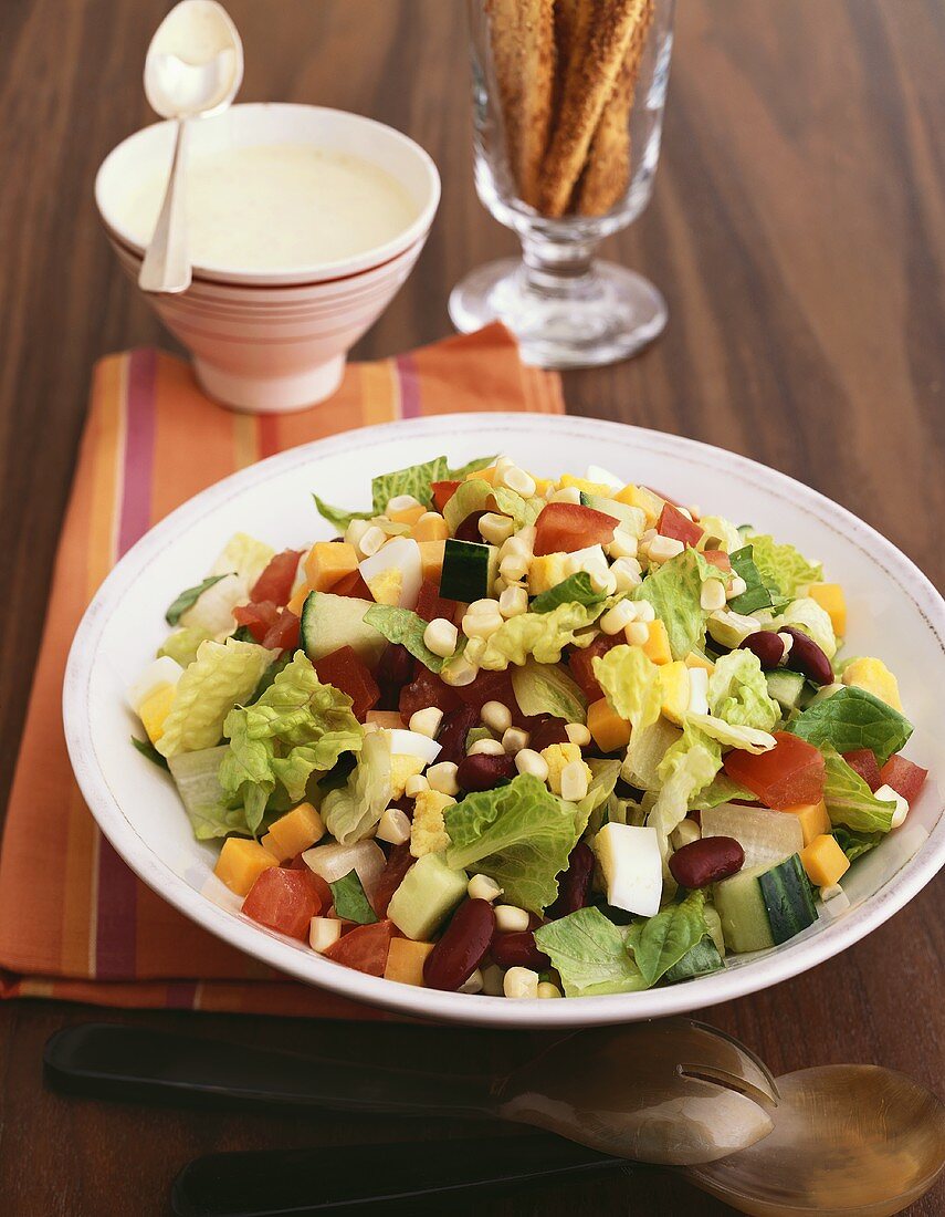 Salad with Corn and Beans