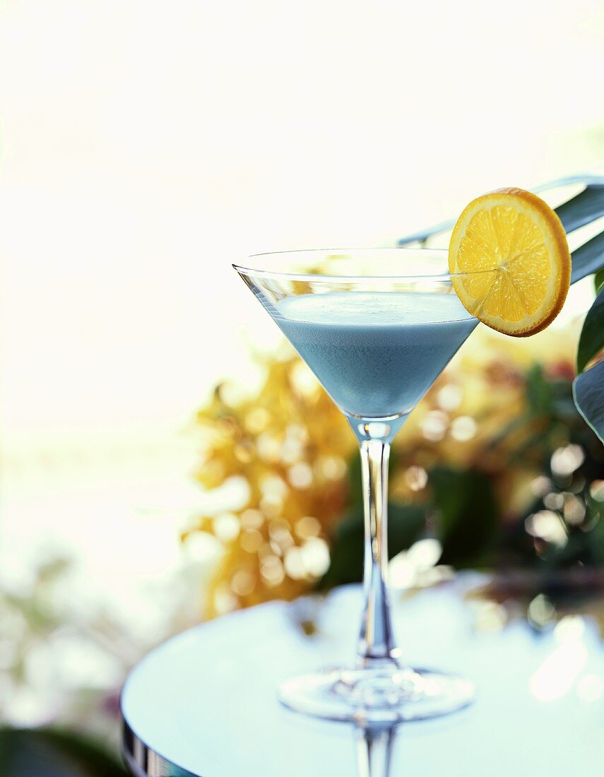 Blue Tropical Martini