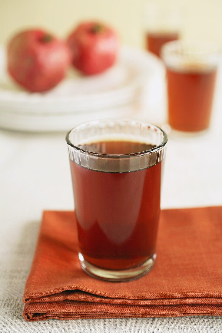 A Glass of Pomegranate Juice