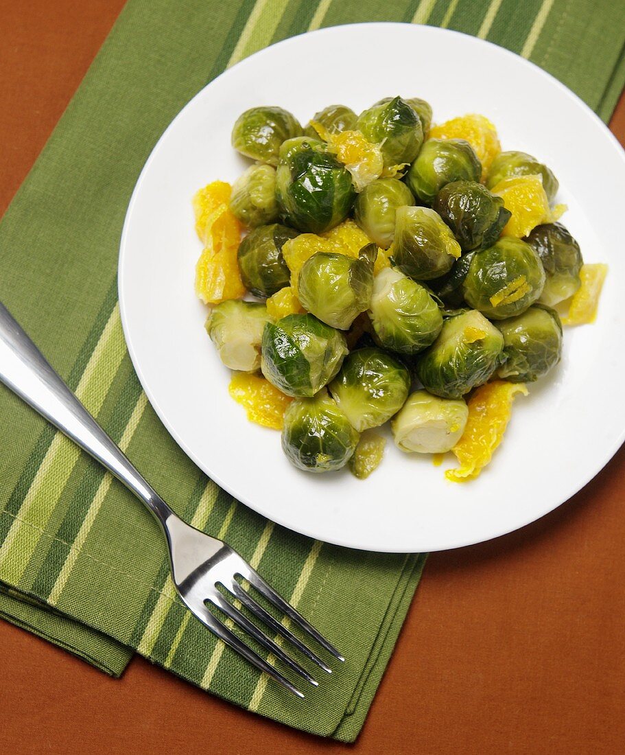 Brussel Sprout and Orange Salad