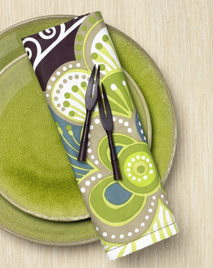 A Green Place Setting