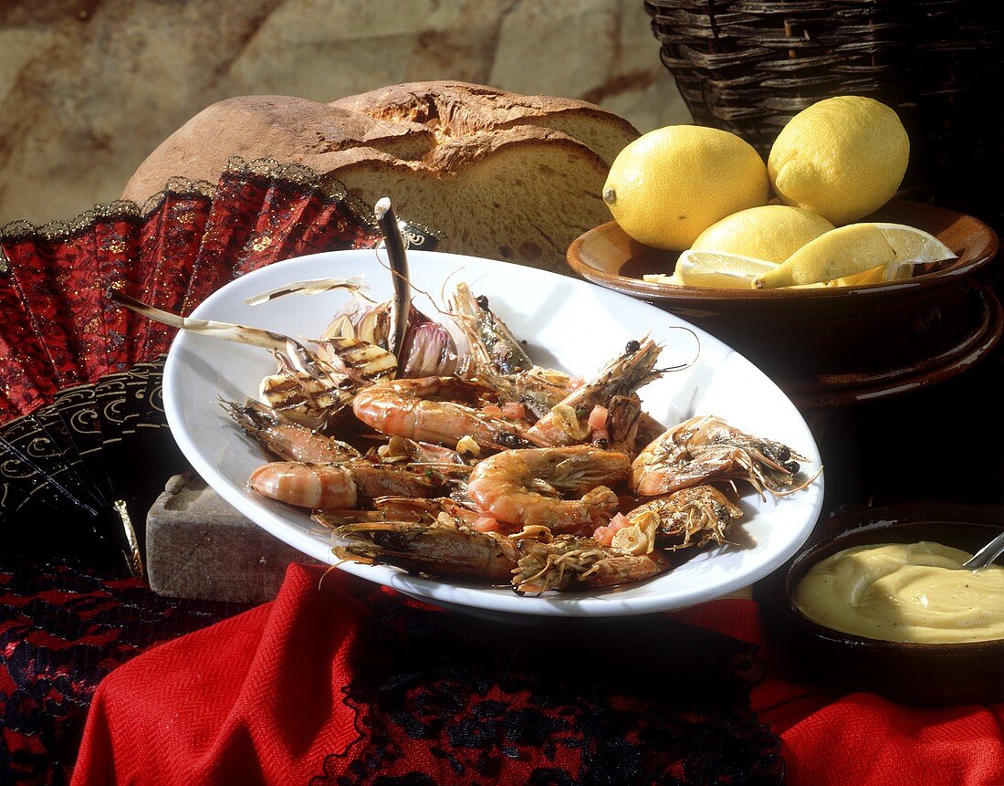 Shrimp with Garlic and Lemon