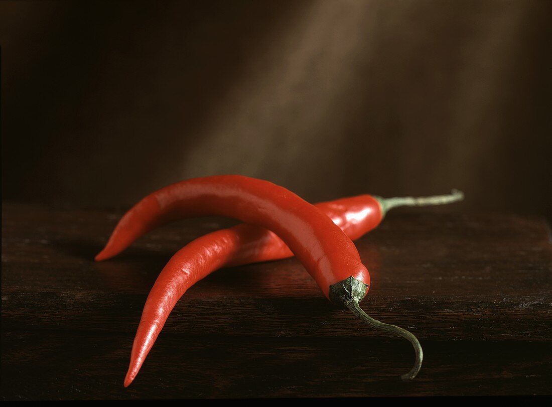 Two Red Chili Peppers