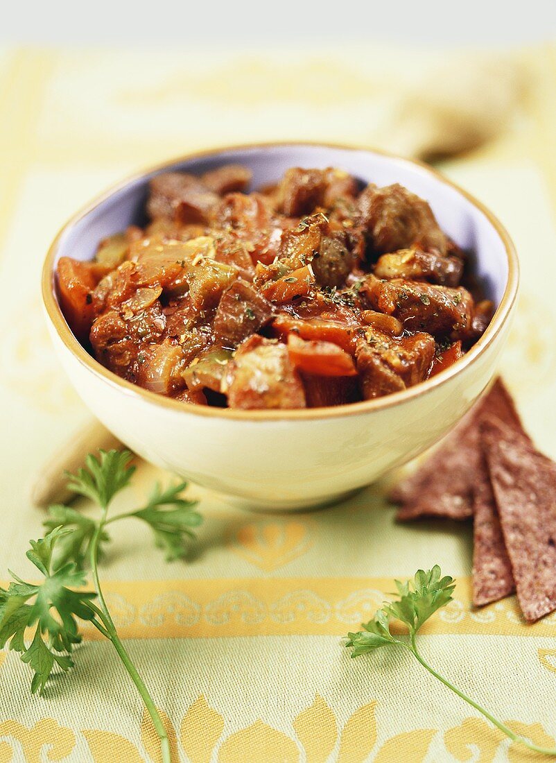 Spicy meat stew