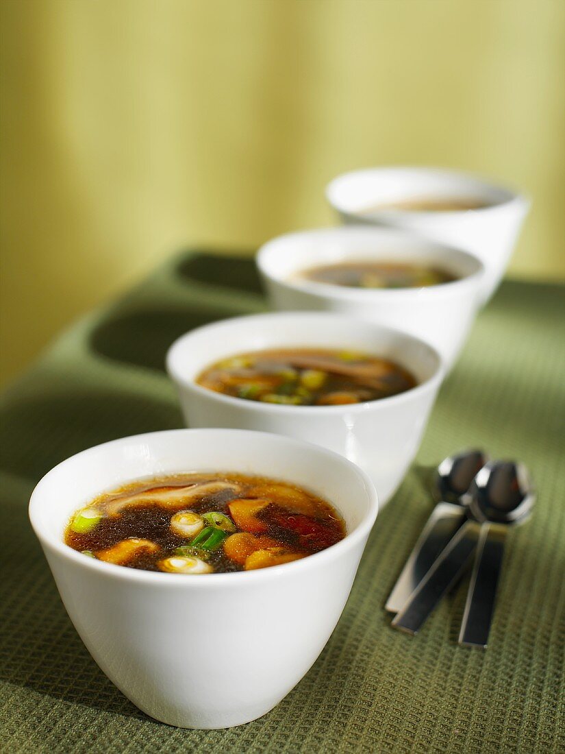 Four Bowls of Miso Soup