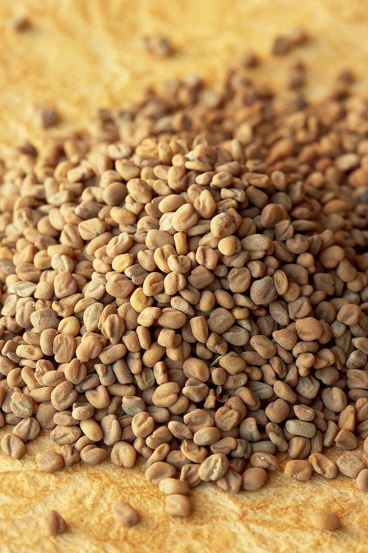 Pile of Fenugreek Seeds