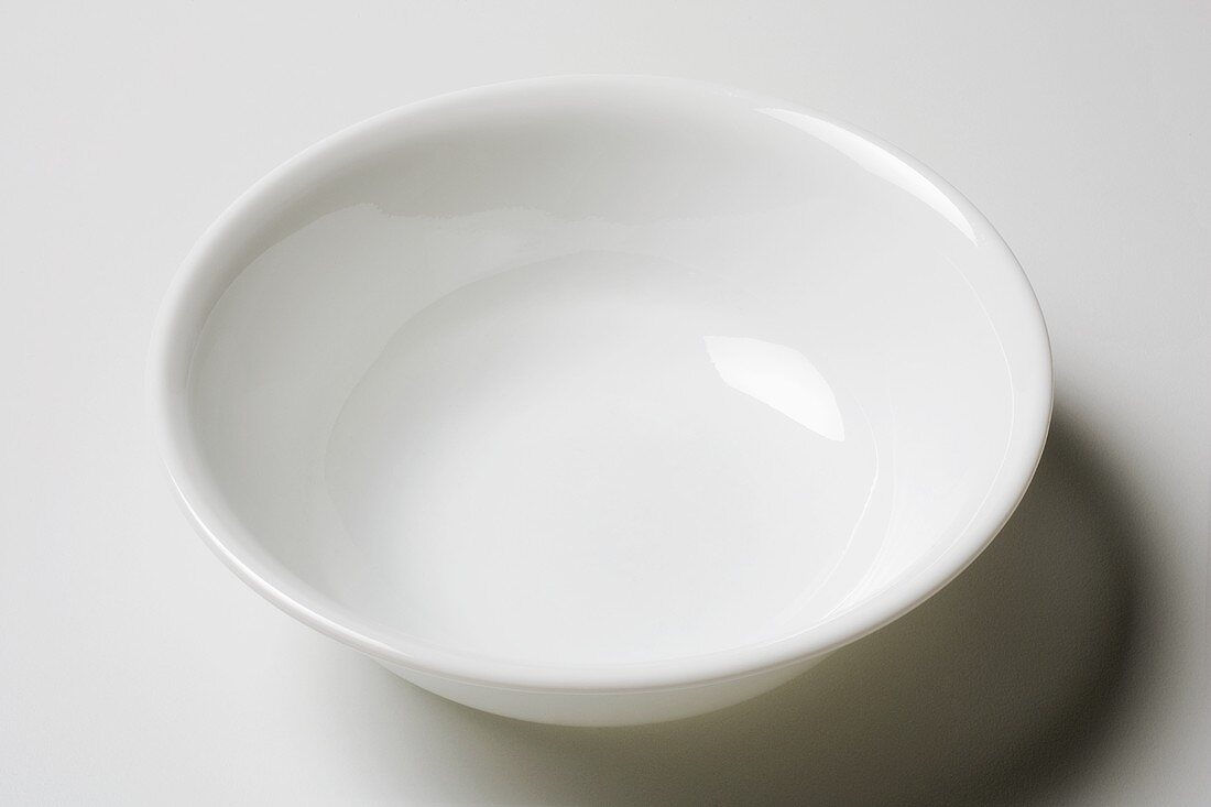 An Empty White Bowl